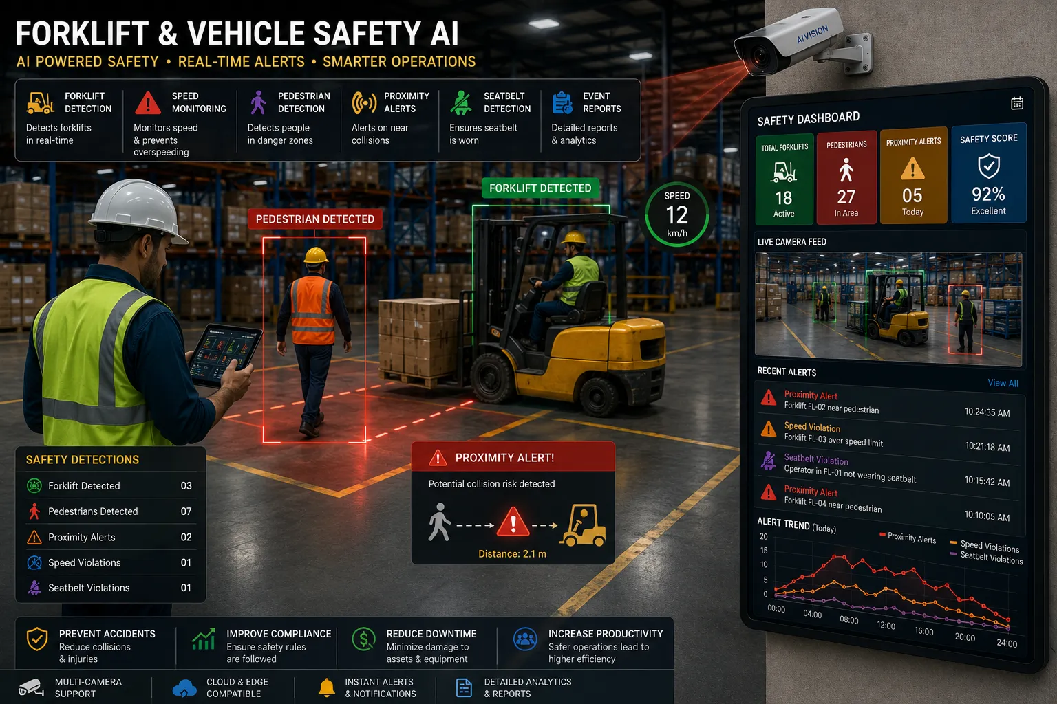 Forklift Safety Monitoring System